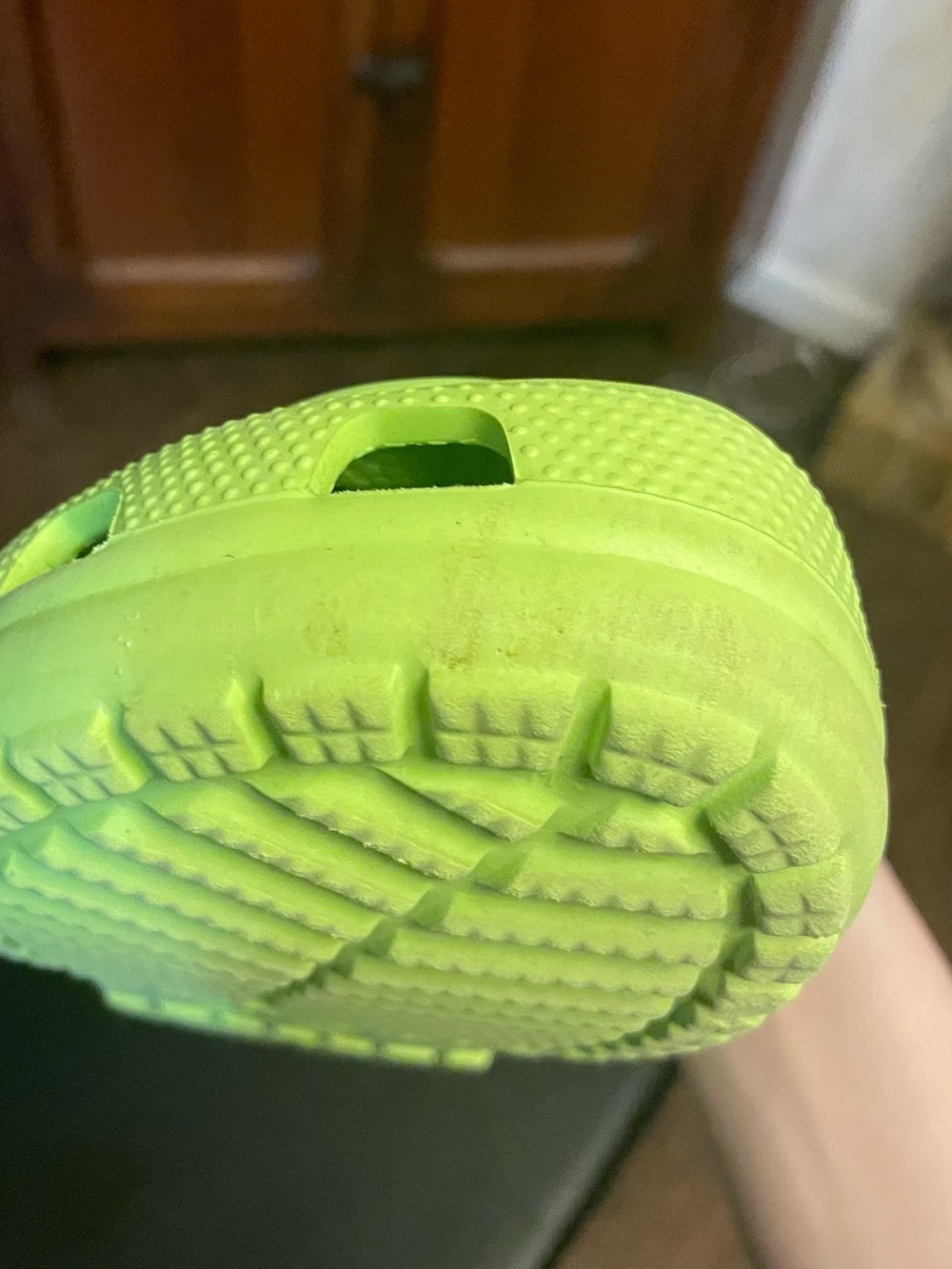 Crocs x Disney Pixar Monsters Inc Mike Wazowski Lime Green Classic Clogs - Picture 8 of 9